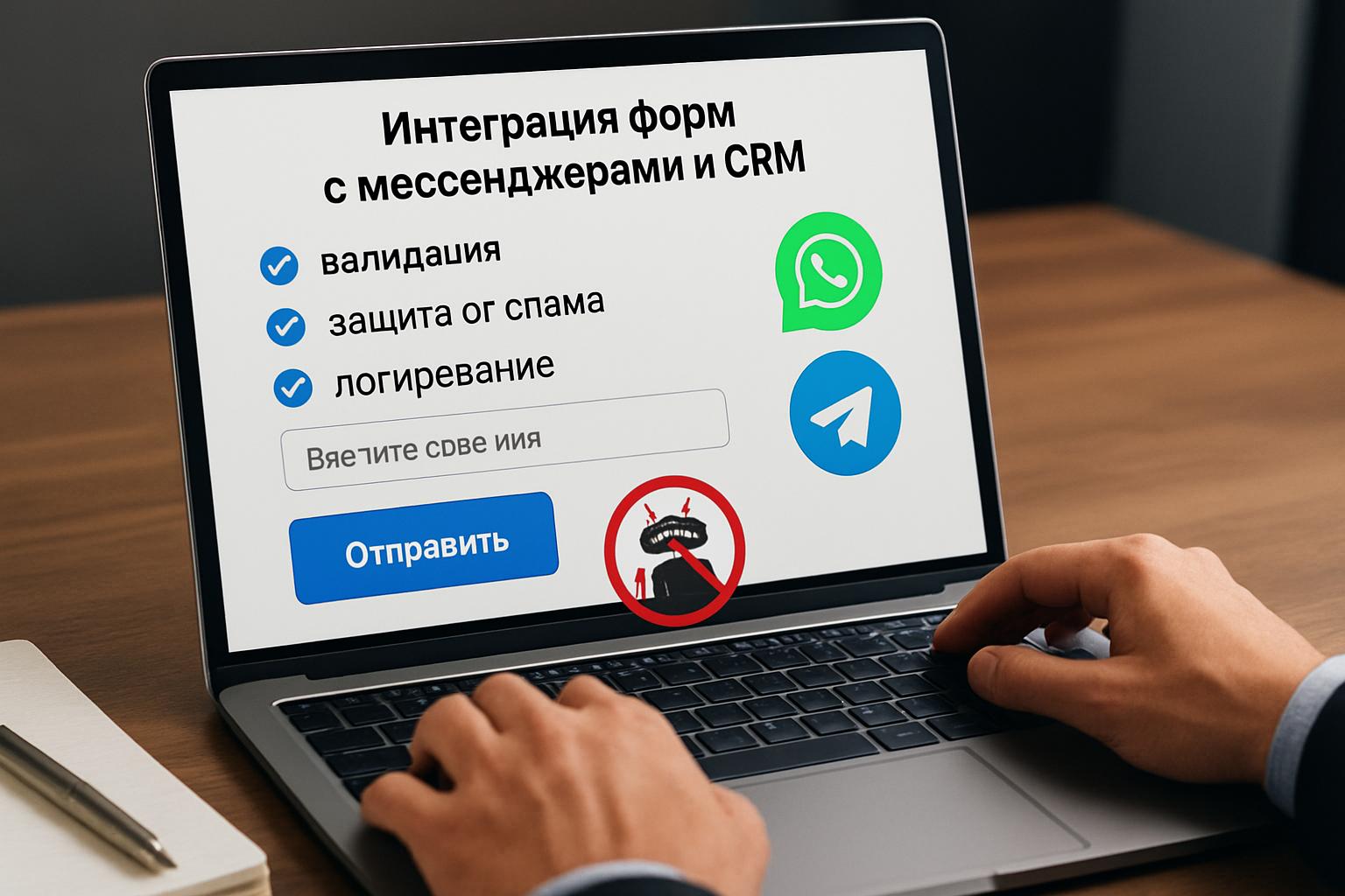 Интеграция форм с мессенджерами и CRM: валидация, защита от спама, логирование. Как отсечь спам и ботов Интеграция форм с мессенджерами и CRM: валидация, защита от спама, логирование. Как отсечь спам и ботов